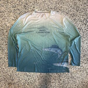 Reel Legends Reel Tec Shirt Mens 2XL Linnea Szymanski Performance Fishing